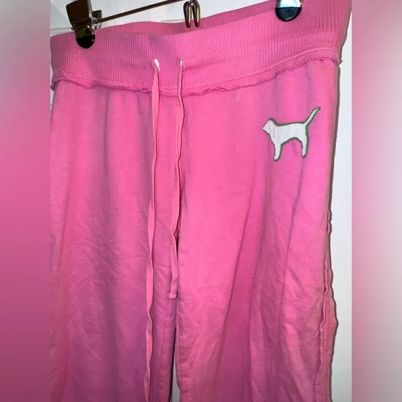 Victoria’s Secret PINK Sweatpants with Drawstring & Flared Bottom, Size XS